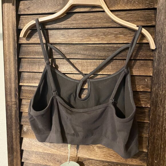 Bamboo Seamless Bandeau OS - Khaki Green - Picture 2 of 5